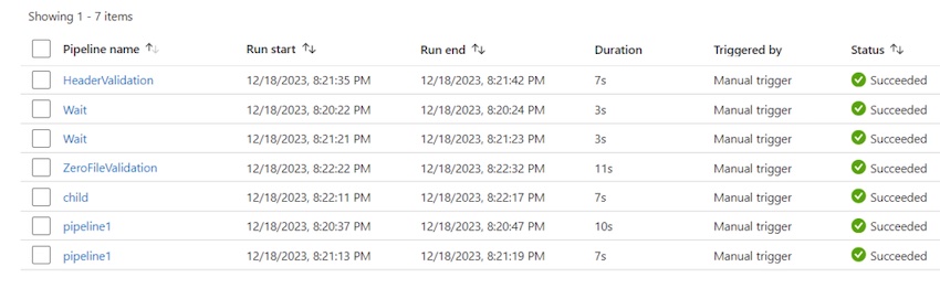 Get Latest Pipeline Execution Details of an Azure Data Factory